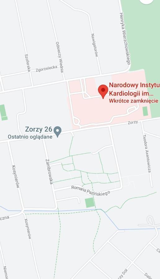 Zorzy Przy Instytucie Kardiologii Anin Apartment Warsaw
